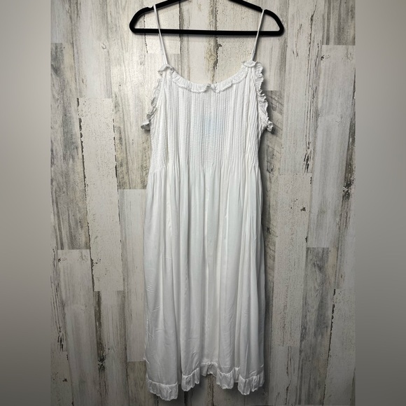 Wilfred Aritzia Aeneas White Midi  Dress xl - Picture 4 of 11
